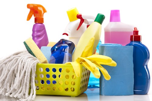 Visual about governance and risk review in cleaning operations